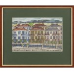 Nikifor Krynicki (1895, Krynica – 1968, Folusz), Tenement Houses on Pułaskiego Street in Krynica-Zdrój, 1940s