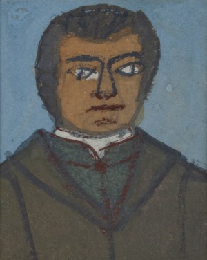 Nikifor Krynicki (1895 Krynica - 1968 Folusz), Portret mężczyzny