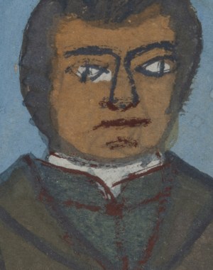 Nikifor Krynicki (1895 Krynica - 1968 Folusz), Portret mężczyzny