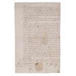 [Royal Privilege, Mielecki] Sigismund III Vasa grants a privilege in which he names Jan Baranowski, Voivode of Sieradz and Starost of Nowy Korczyn, as well as Jan Mielecki, son of Jan and Mikołaj Mrowiński. Warsaw, June 26, 1631