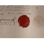 Franciszek Józef I (1830-1916) cesarz. Dyplom mianujący inż. Kazimierza Zaleskiego kawalerem orderu Franciszka Józefa. Wiedeń, 23 VIII 1885