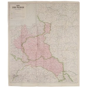 Map of Polish Territories, Vienna, 1919
