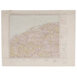 Mapa sztabowa Pomorza, 1940