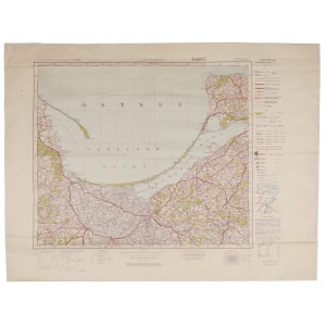 Staff Map of Gdańsk Bay