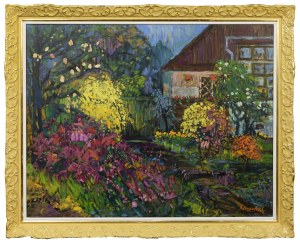 Jan SZANCENBACH (1928-1998), Kwitnące azalia, 1997
