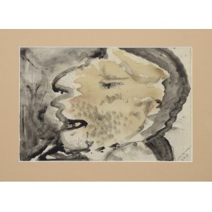 Józef SZAJNA (1922–2008), Aus der Serie: Gesichter und Masken, 2003