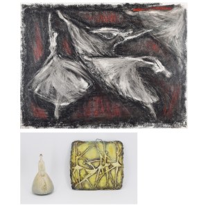 Danuta KWAPISZEWSKA (1922-1999), Serie di 3 opere - Ballerine