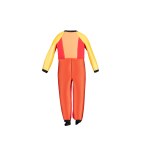 A miniature ski jumper's suit with autographs