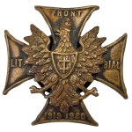 Second Polish Republic: Lithuanian-Belarusian Front Badge 1919–1920, W. Wiśniewski, Warsaw