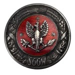 Second Polish Republic Badge of the Warsaw University of Life Sciences, J. Michrowski, Silver