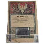 Second Polish Republic: Certificate of Completion from the Non-Commissioned Officers