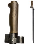 Second Polish Republic Bayonet Model 86/93 for the Lebel Rifle, with Polish Model Designation on the Hilt