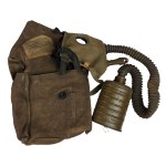 Second Polish Republic Model 32 Gas Mask with Bag, Tube, and Filter