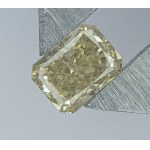 NATURAL COLORED DIAMOND 0.23 CT VERY HIGH CLARITY: VVS1 | CUT: RADIANT Official Appraiser’s Valuation: $4,244 (approx. 16,500 PLN gross)
