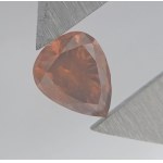 NATURAL COLORED DIAMOND 0.32 CT | CLARITY: P1 | CUT: TEARDROP Official appraisal by an appraiser: $2,768 (approx. 10,800 PLN gross)