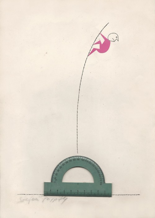 Stefan Papp, Kompozycja z kątomierzem, 1974