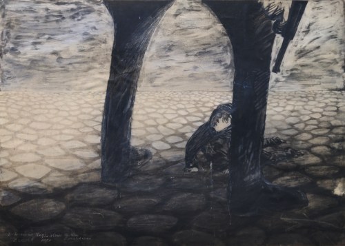 Zdzisław Lachur, Na bruku, 1957