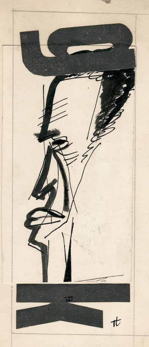 Tadeusz Łakomski, Karykatura Jonasza Sterna, l. 50.