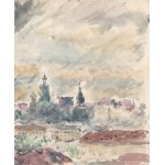 Mieczysław T. Janikowski, Stillleben und Blick auf den Wawel von Podgórze aus, Nr. 30.