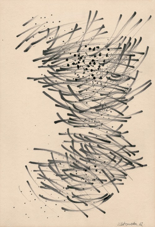 Zofia Żebrowska, Kompozycja, 1962
