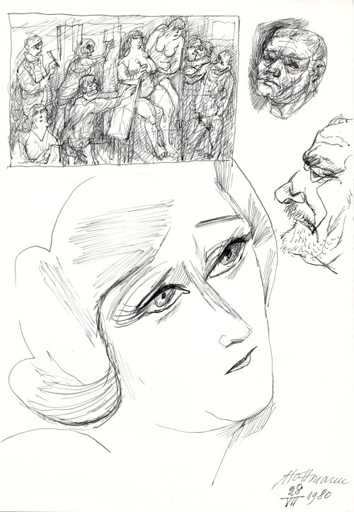 Adam Hoffmann, Szkice, 1980