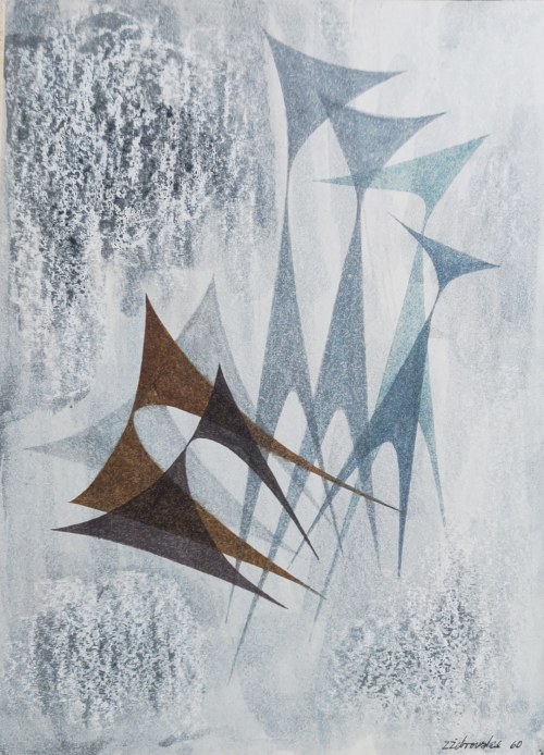 Zofia Żebrowska, Kompozycja, 1960