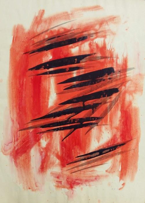 Zofia Żebrowska, Kompozycja, 1964