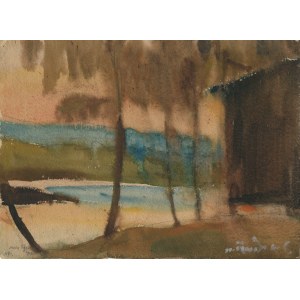 Hanna Rudzka-Cybis, Landscape, Nowy Sącz, 1922