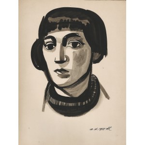 Adam Hoffmann, Portret Ewy Kierskiej, 1955