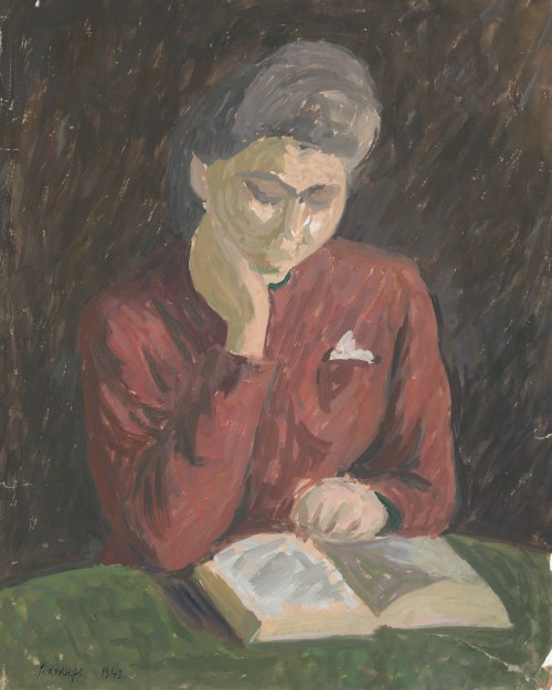 Janina Kraupe, Czytająca, 1942