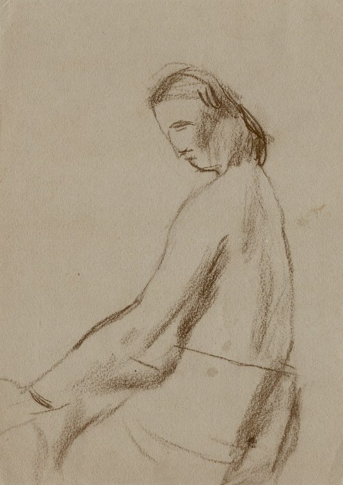 Janina Kraupe, Portret kobiety, lata 40.