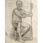Wacław Żupnik, Nu debout avec un tamis, 1936-1939
