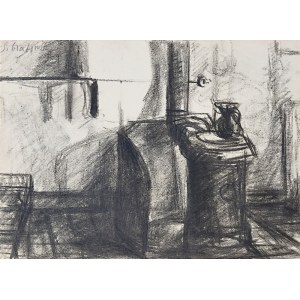 Stanisław Grabowski, Dans l'atelier, années 40.