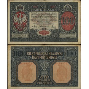 Polonia, 100 marchi polacchi, 9 dicembre 1916, A