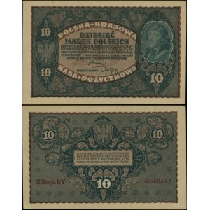 Poland, 10 Polish marks, August 23, 1919, II-BY