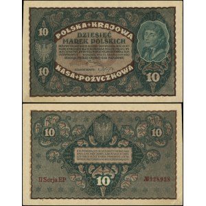 Poland, 10 Polish marks, August 23, 1919, II-EP