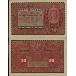 Polonia, 20 marchi polacchi, 23/08/1919, II-DY
