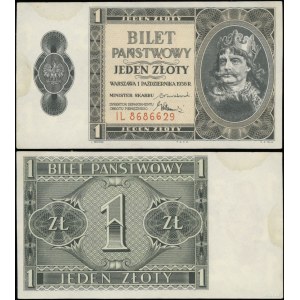 Poland, 1 zloty, October 1, 1938, IL