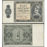 Poland, 1 zloty, October 1, 1938