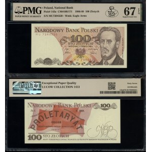 Poland, 100 zlotych, June 1, 1986, MU