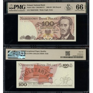 100 zlotych, Dec. 1, 1988, TK
