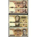 Poland, set of 10 banknotes, 1982–1989