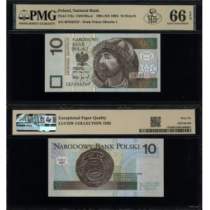 10 zlotych, March 25, 1994, IB