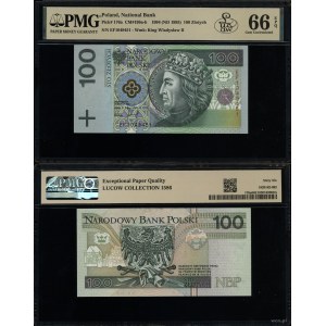 100 zlotych, March 25, 1994, EF