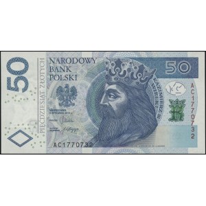 Polonia, 50 zloty, 5 gennaio 2012, AC