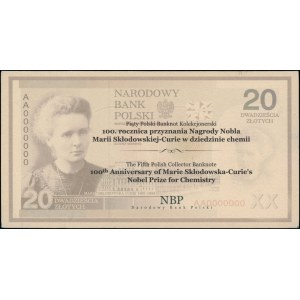 Poland, 20 zlotych, April 20, 2011, Skłodowska-Curie