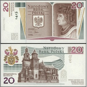 Polska, 20 złotych, 28.01.2015, Długosz