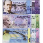 Antarctica, set of 6 banknotes, 2008–2011