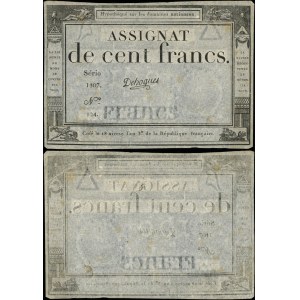 France, 100-franc assignat (1795)