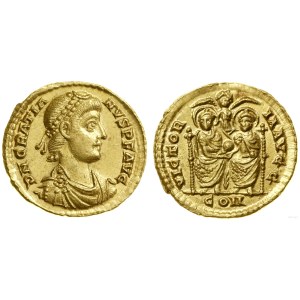 Roman Empire, solidus, 380–382, Milan